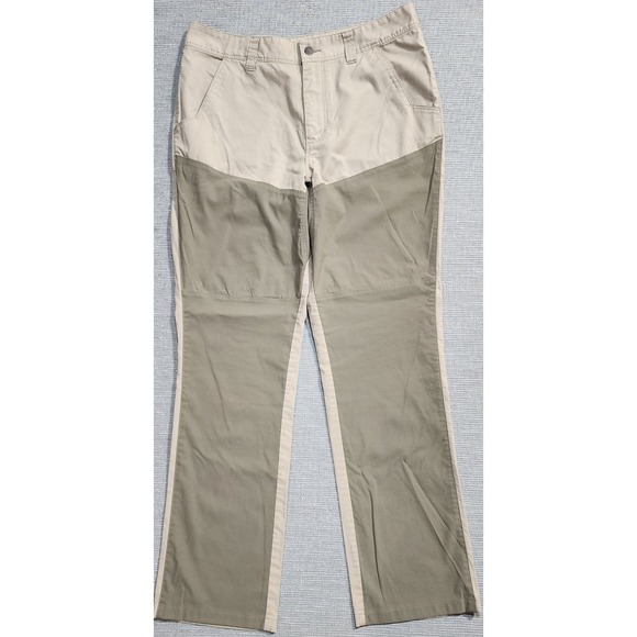 Sierra Designs Other - Sierra Designs Mens 34x32 Two Tone Hiking Pants Tan Olive Green Stretch Outdoor